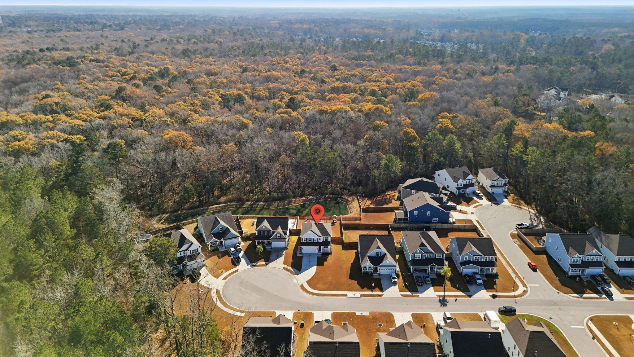 158 Boots Branch Road Summerville, SC 29485 - Photo 44 of 49 aerial view of back of home