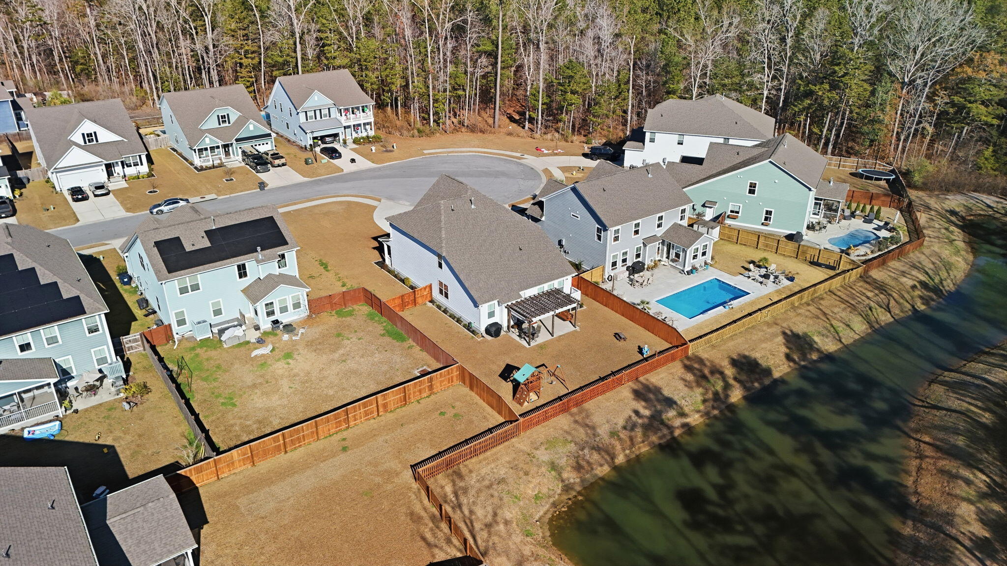 158 Boots Branch Road Summerville, SC 29485 - Photo 50 of 52 aerial view of back of home