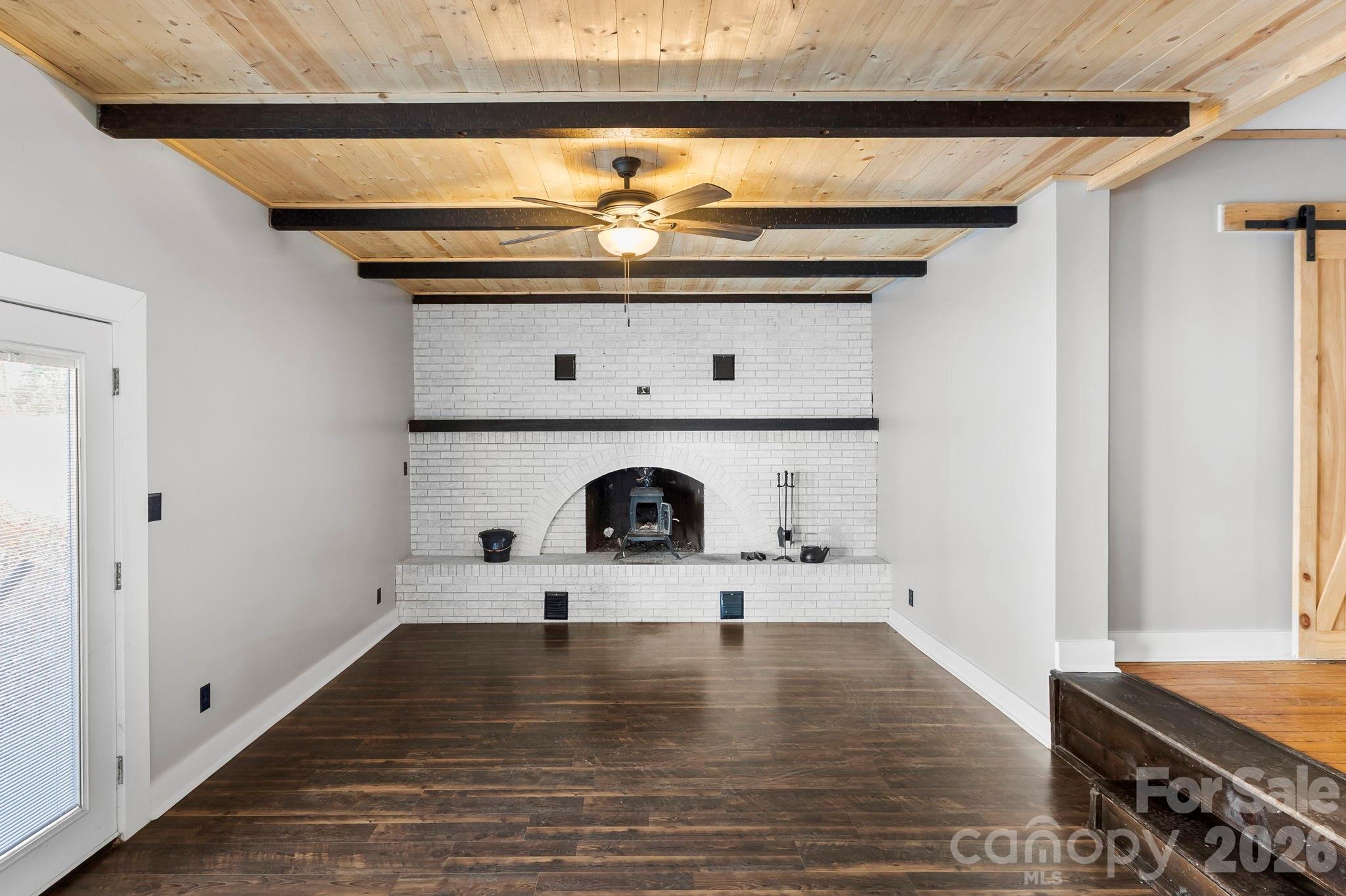 42 Old Patton Hill Road Swannanoa, NC 28778 - Photo 11 of 33 a view of kitchen with wooden floor