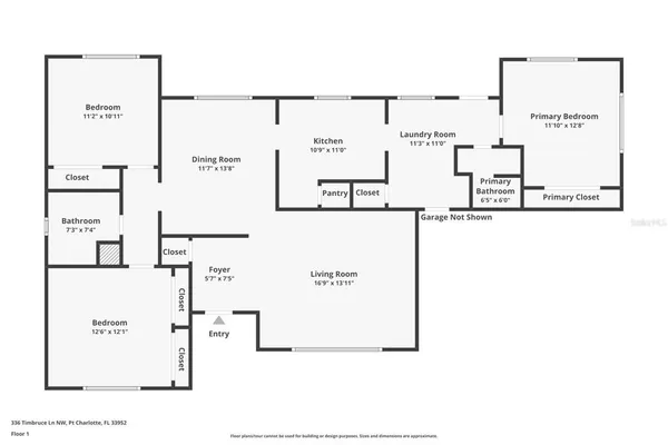 $320,000 | 336 Timbruce Lane Northwest, Port Charlotte, FL 33952