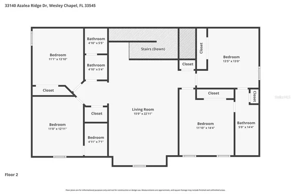 $549,000 | 33140 Azalea Ridge Drive, Wesley Chapel, FL 33545