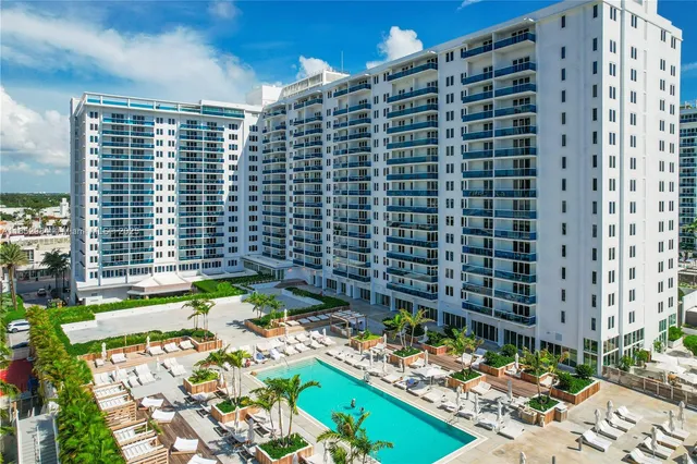 a view of a city with tall buildings