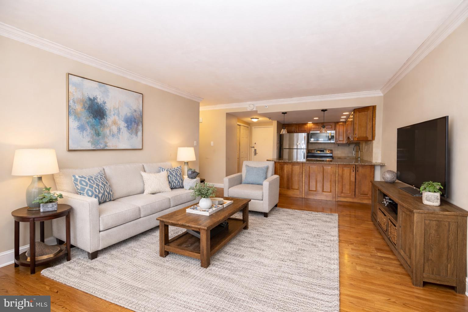 Living Room, Virtually Staged