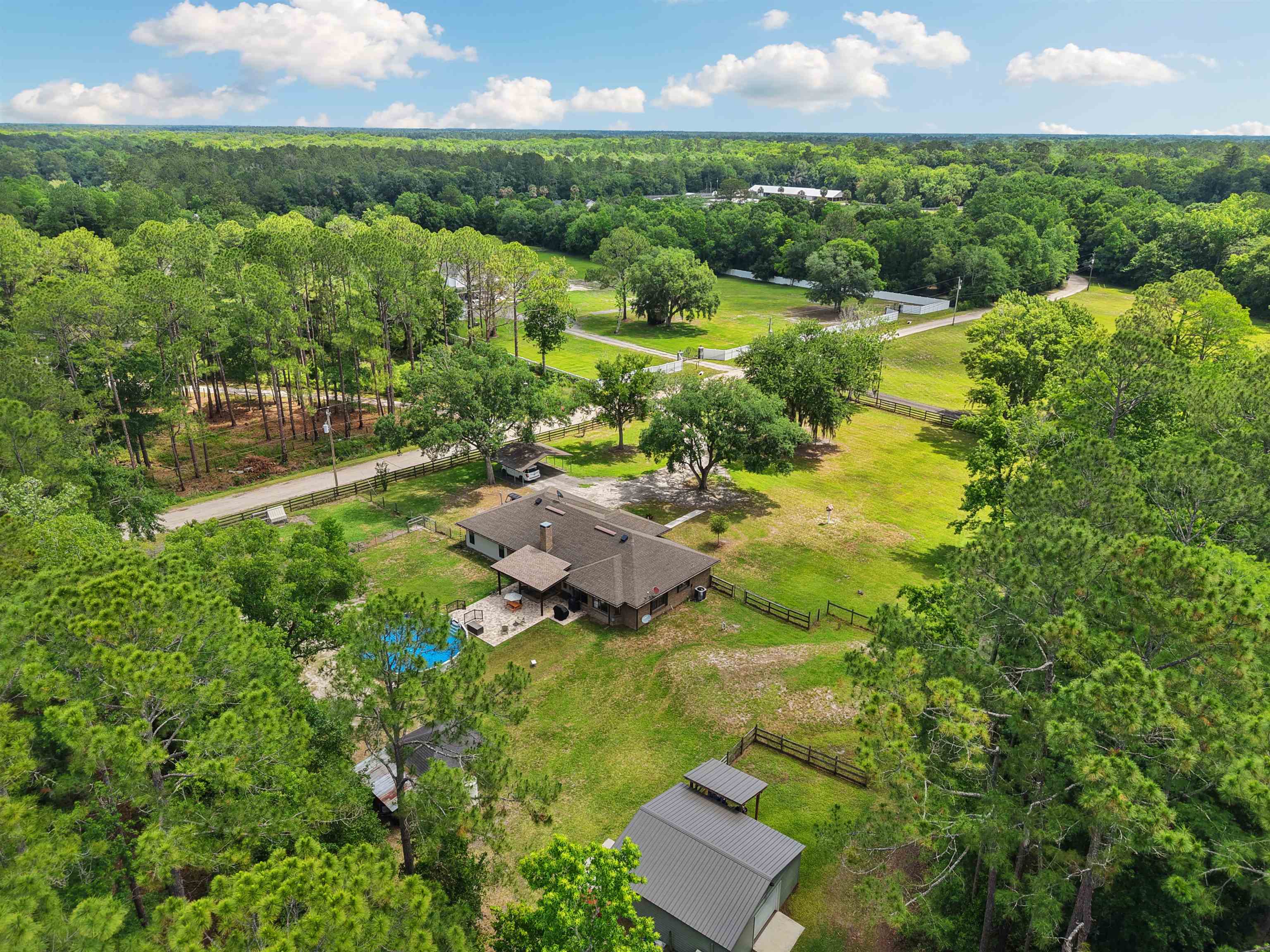 1805 Bennett Road St. Augustine, FL 32092 - Photo 58 of 65 a view of a lake with a house