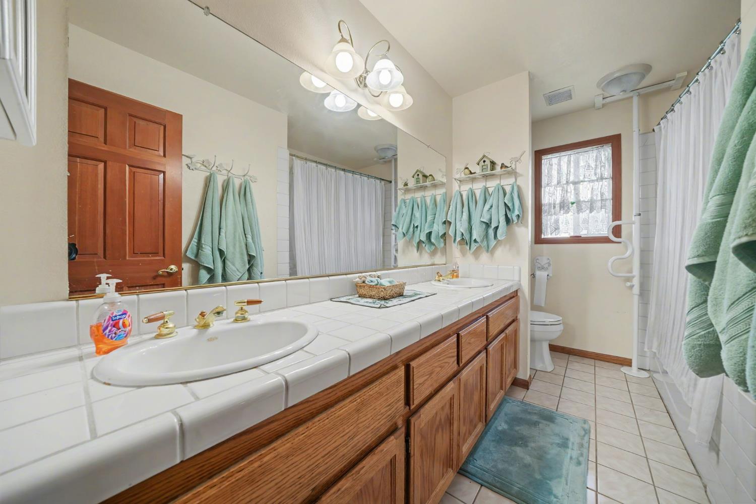 14899 Patton Road Plymouth, CA 95669 - Photo 22 of 52 Full Bath With Double Sinks And Shower Over Tub