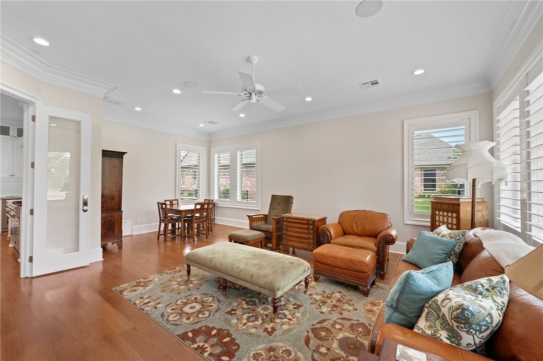 5108 Inverness Drive Bryan, TX 77802 - Photo 21 of 34 a living room with furniture and wooden floor
