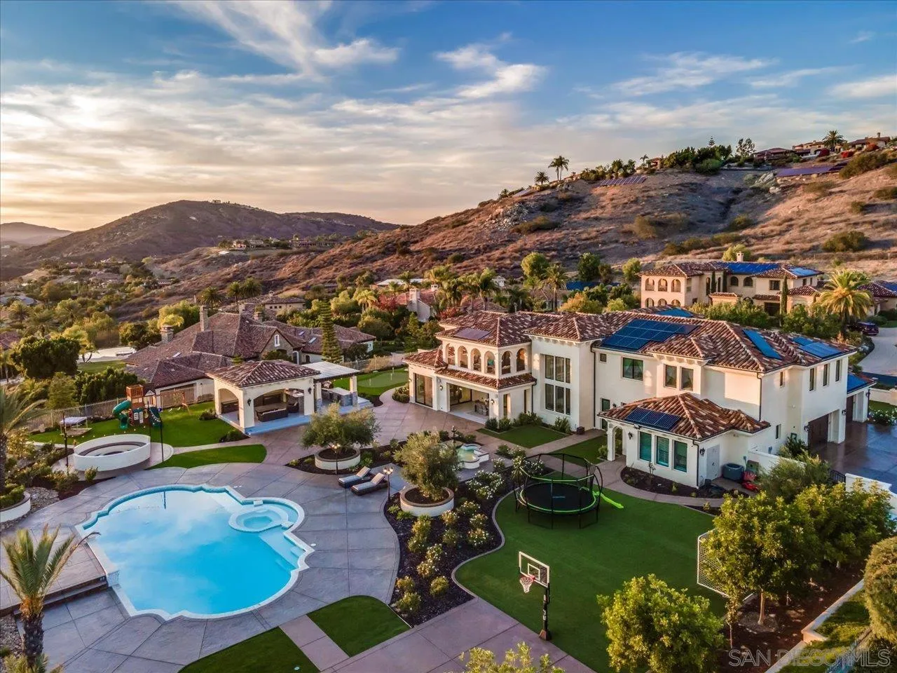 14445 Cheyenne Trail Poway, CA 92064 - Photo 46 of 62 an aerial view of a house with yard swimming pool and outdoor seating