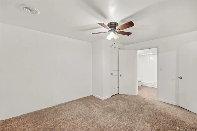 a view of an empty room