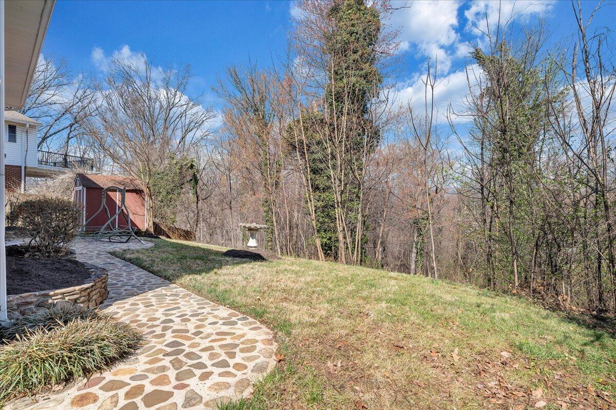 1707 Glendon Road Salem, VA 24153 - Photo 32 of 41 a backyard of a house with lots of green space