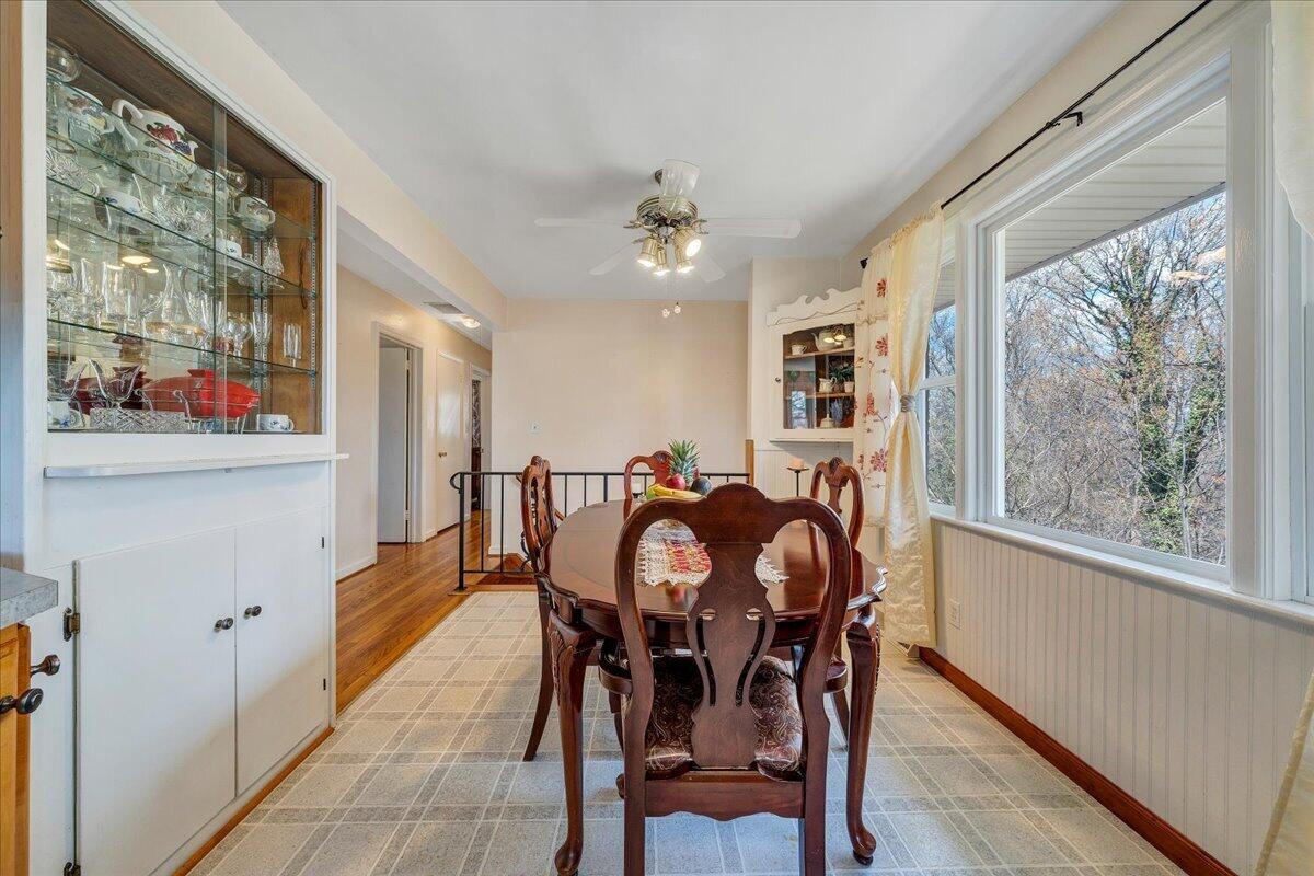 1707 Glendon Road Salem, VA 24153 - Photo 10 of 41 a view of a dining room and livingroom with furniture window and outside view