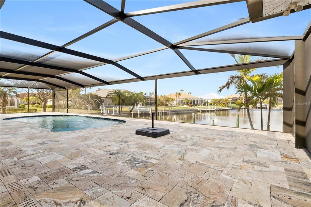 1701 Casey Key Drive Punta Gorda, FL 33950 - Photo 51 of 58 a view of an indoor swimming pool