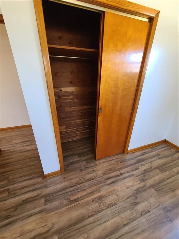 122 Logan Road New Castle, PA 16102 - Photo 9 of 17 a view of walk in closet with wooden floor