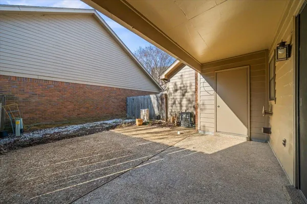 a view of a house with a outdoor space