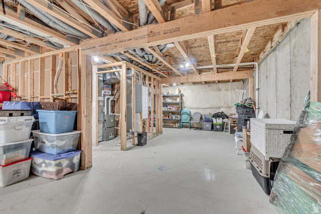 10036 Limestone Way Highland, UT 84003 - Photo 29 of 56 Unfinished Basement
