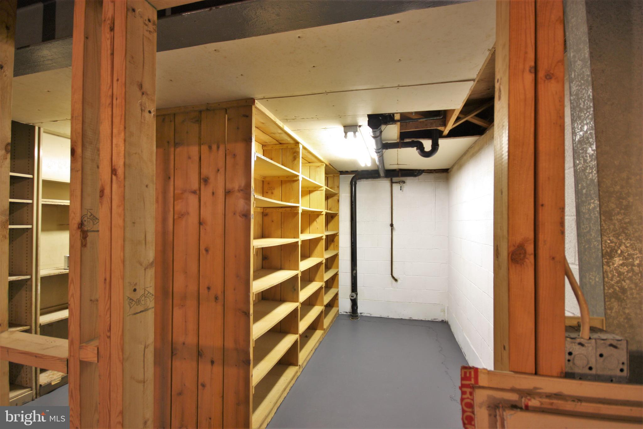 1240 Annapolis Road Odenton, MD 21113 - Photo 18 of 24 Basement with storage shelves