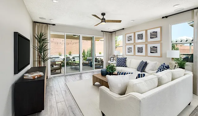 a kitchen with stainless steel appliances granite countertop a stove and a refrigerator