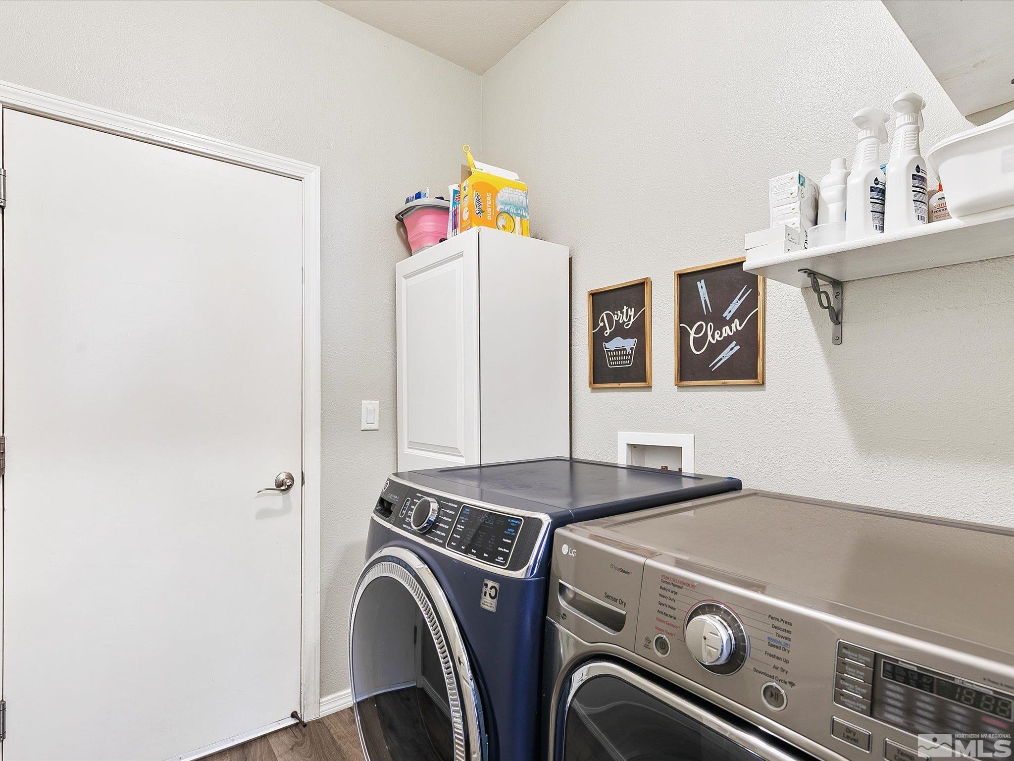 9740 Ripple Way Reno, NV 89521 - Photo 15 of 19 a utility room with dryer and washer