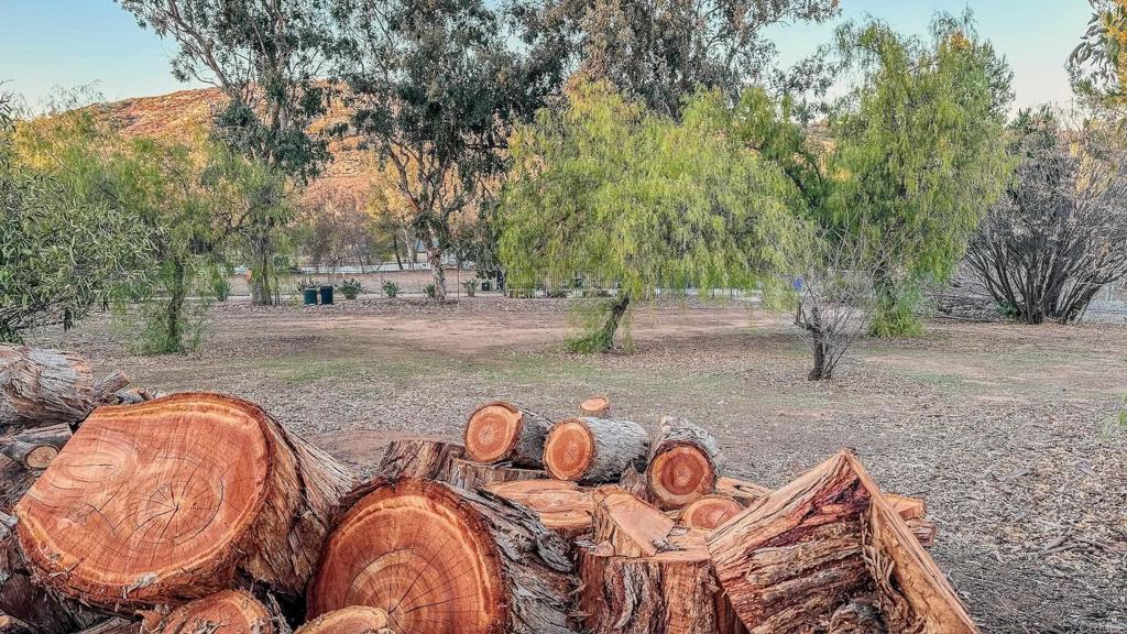 1002 Summer Glen Road Ramona, CA 92065 - Photo 33 of 40 a backyard of a house with table and chairs