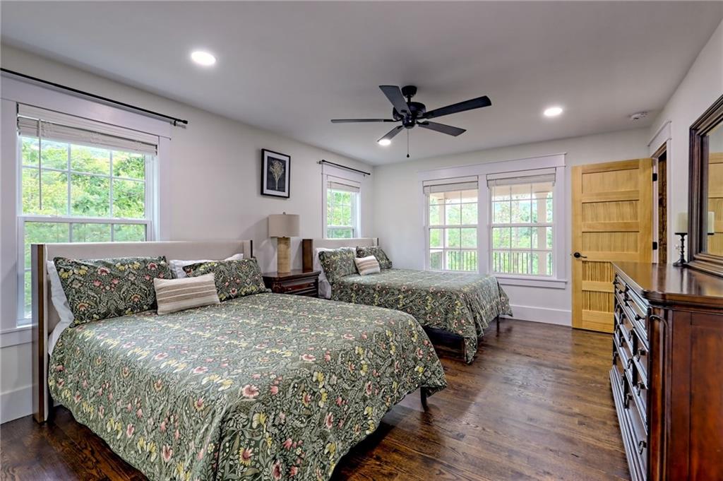 63 Redwood Lane Tiger, GA 30576 - Photo 48 of 77 a spacious bedroom with two beds and a window