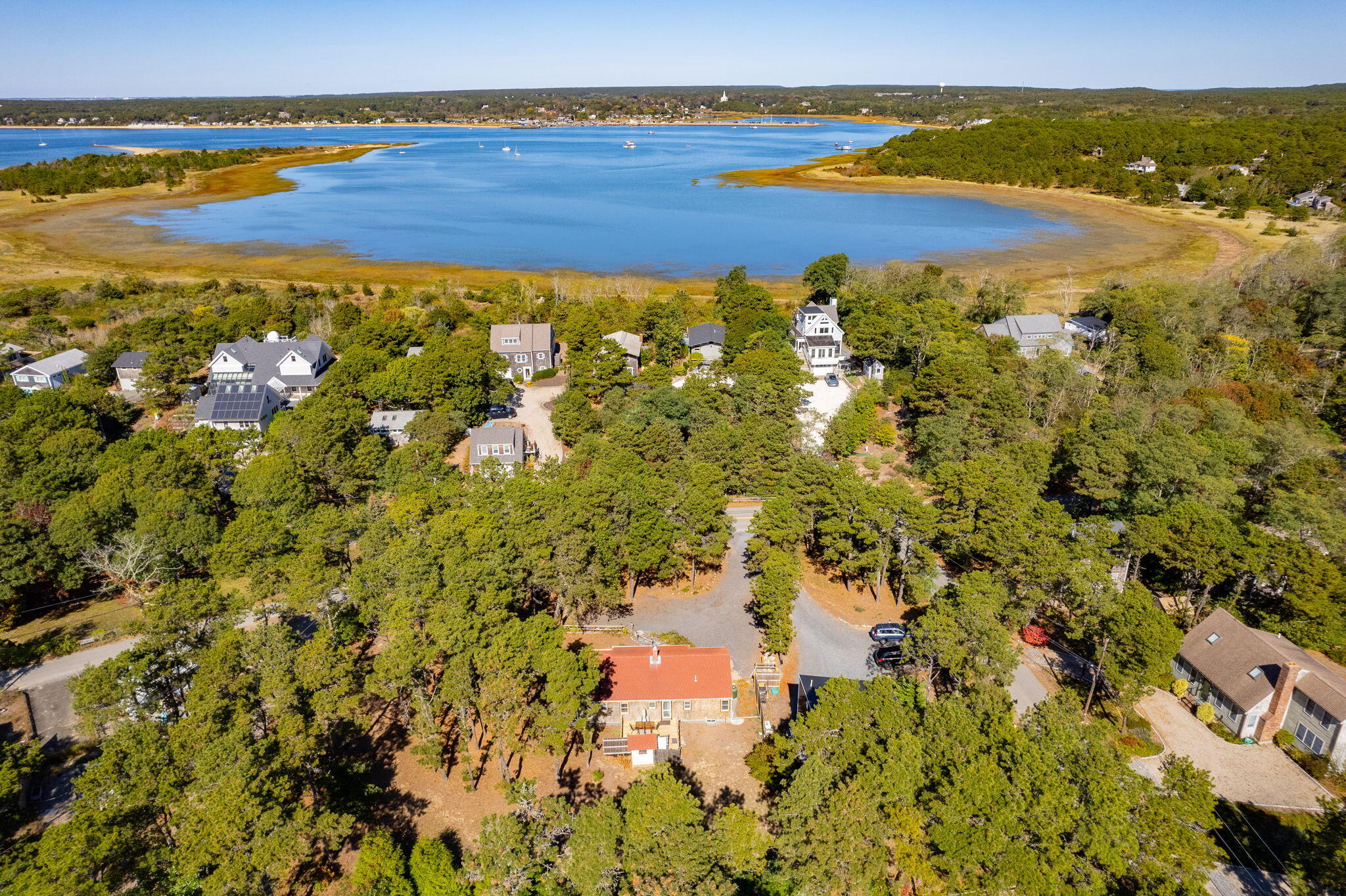 45 Indian Neck Road Wellfleet, MA 02667 - Photo 59 of 68 a view of a city with an ocean