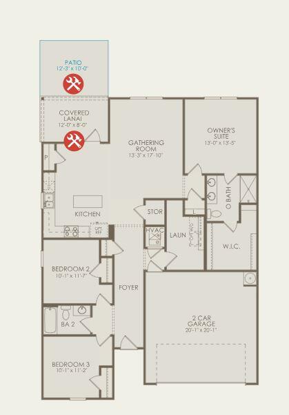 297 Shadybrook Drive Summerville, SC 29486 - Photo 14 of 14 Dunlin Floorplan