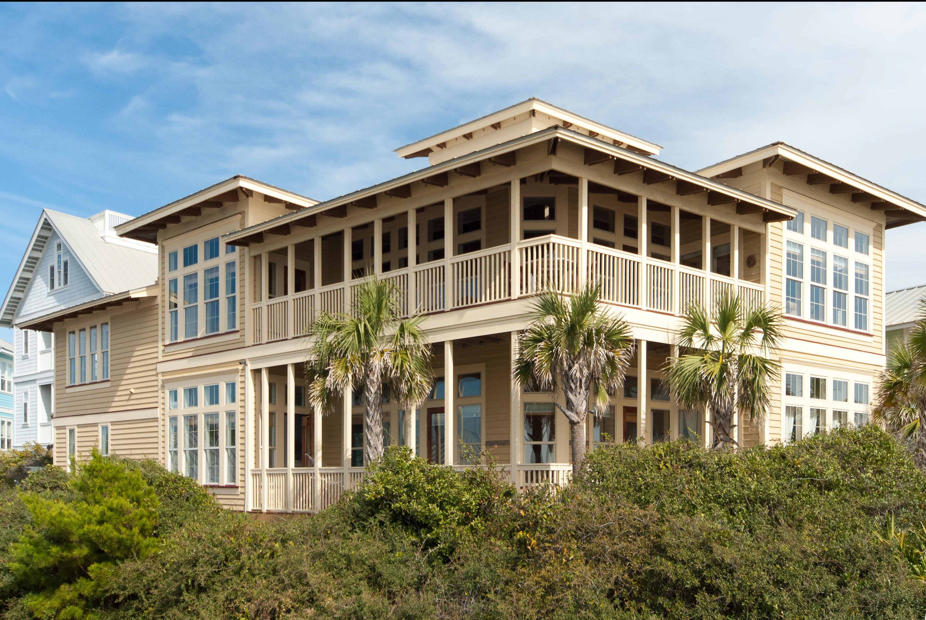 491 Old Beach Road Santa Rosa Beach, FL 32459 - Photo 23 of 36 a front view of a house with a yard