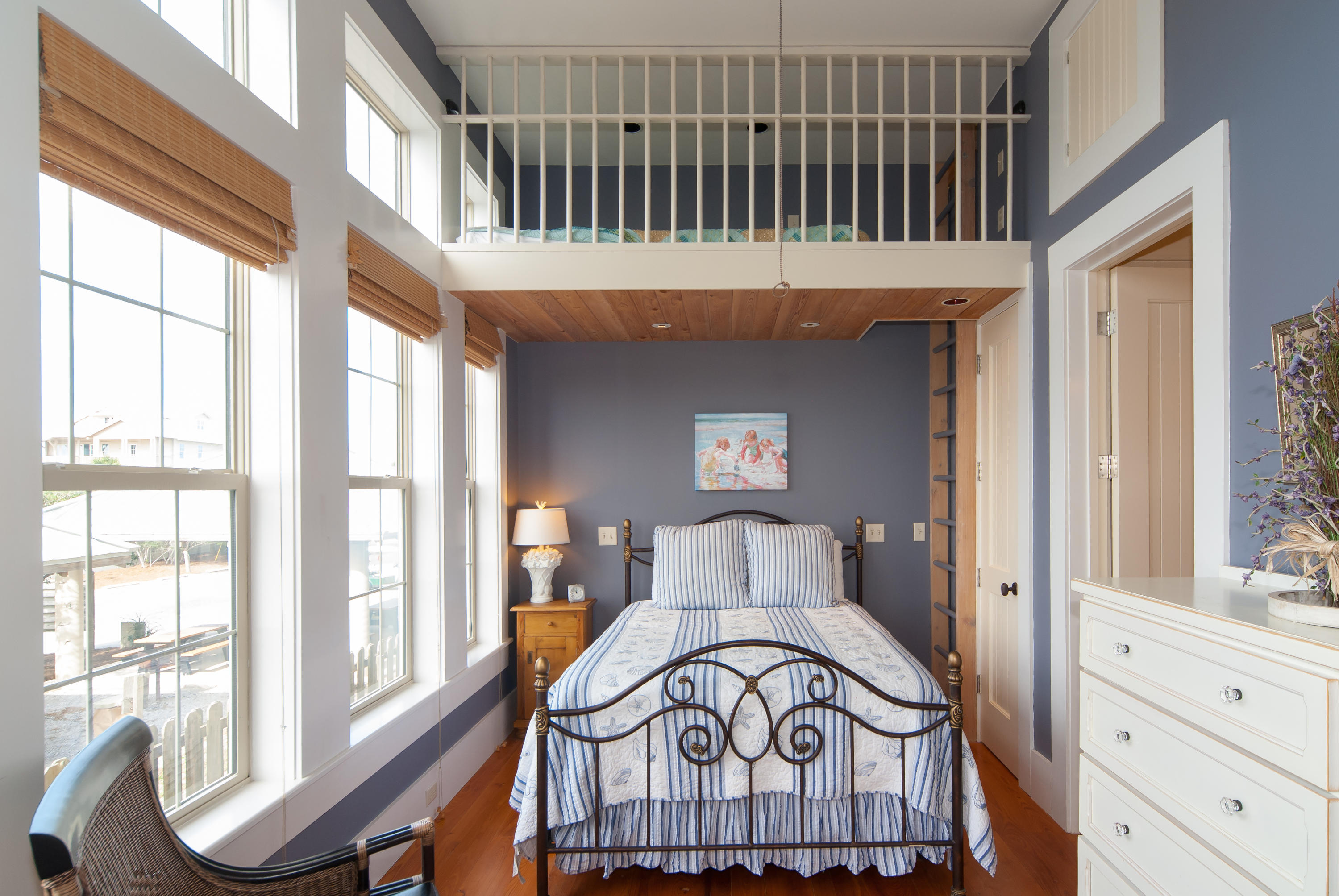 491 Old Beach Road Santa Rosa Beach, FL 32459 - Photo 30 of 36 a bedroom with a bed and a window