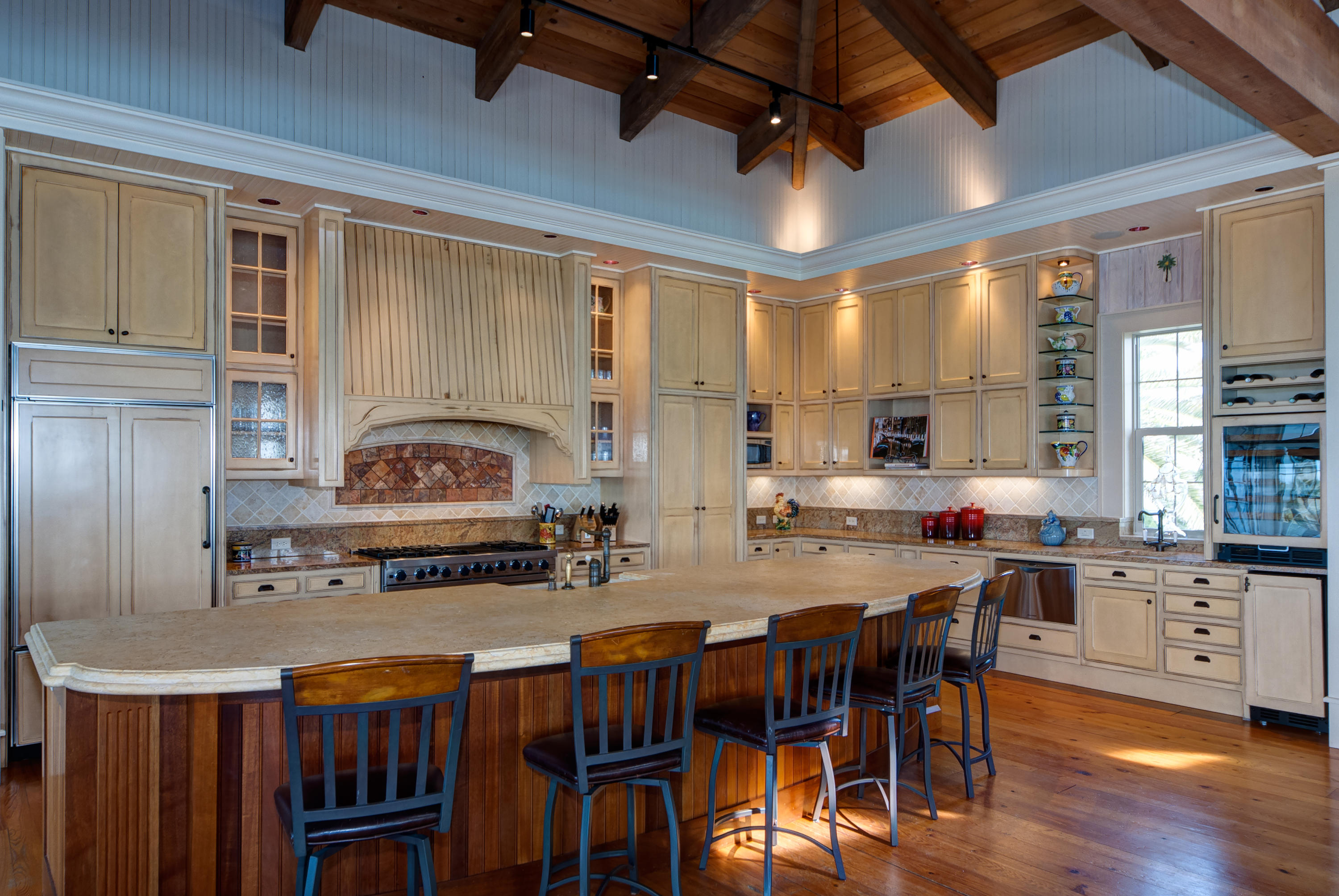 491 Old Beach Road Santa Rosa Beach, FL 32459 - Photo 5 of 36 a view of a dining room with furniture and wooden floor