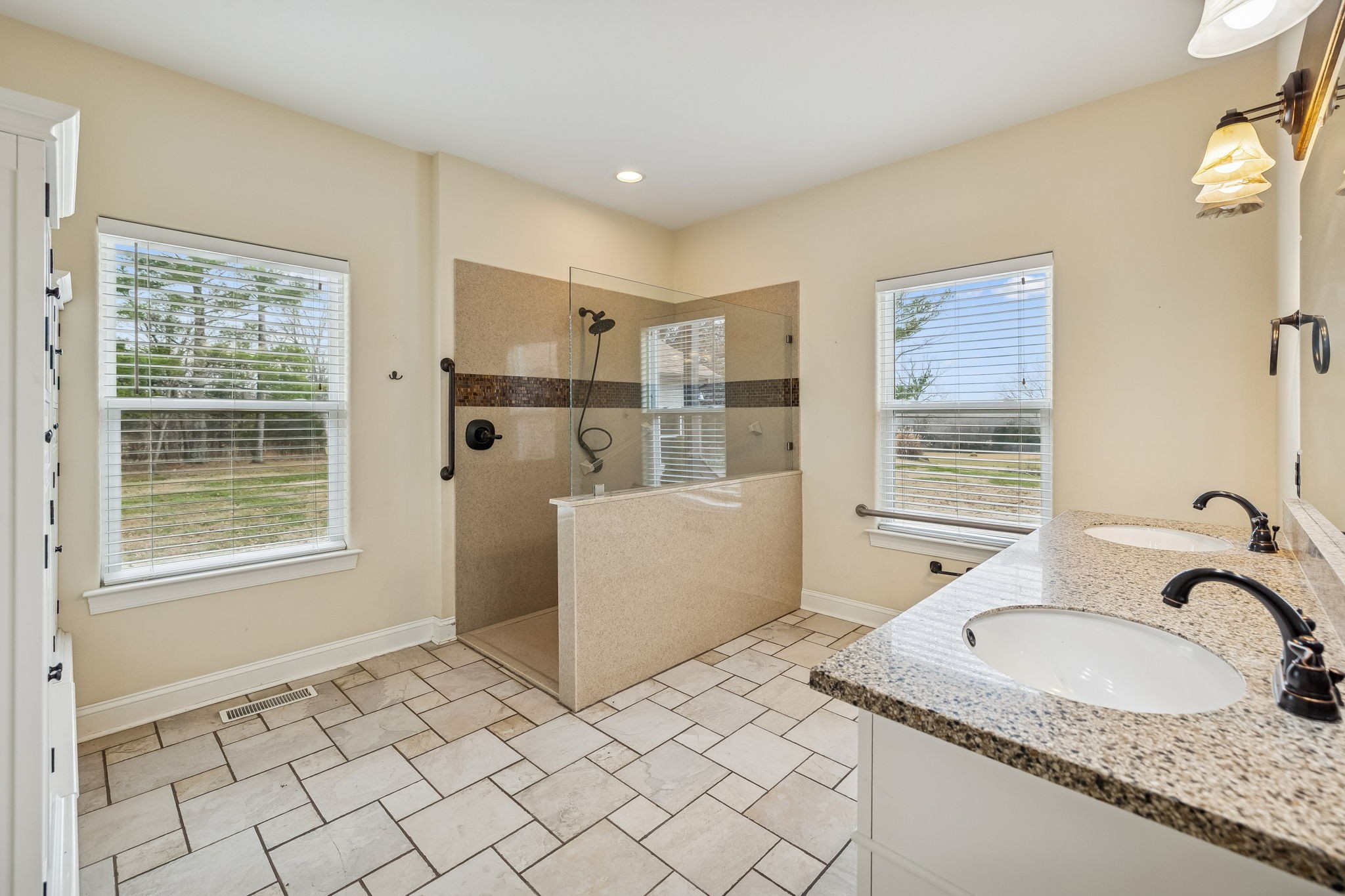 1970 Corinth Road Mount Juliet, TN 37122 - Photo 38 of 71 a bathroom with a granite countertop sink and a mirror