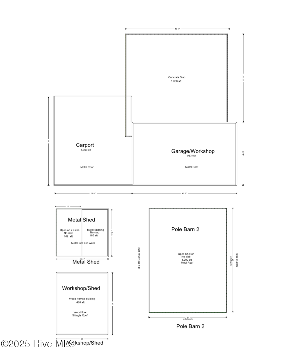 161 Howard Lane Swansboro, NC 28584 - Photo 55 of 56 Garage and Pole Barn #2