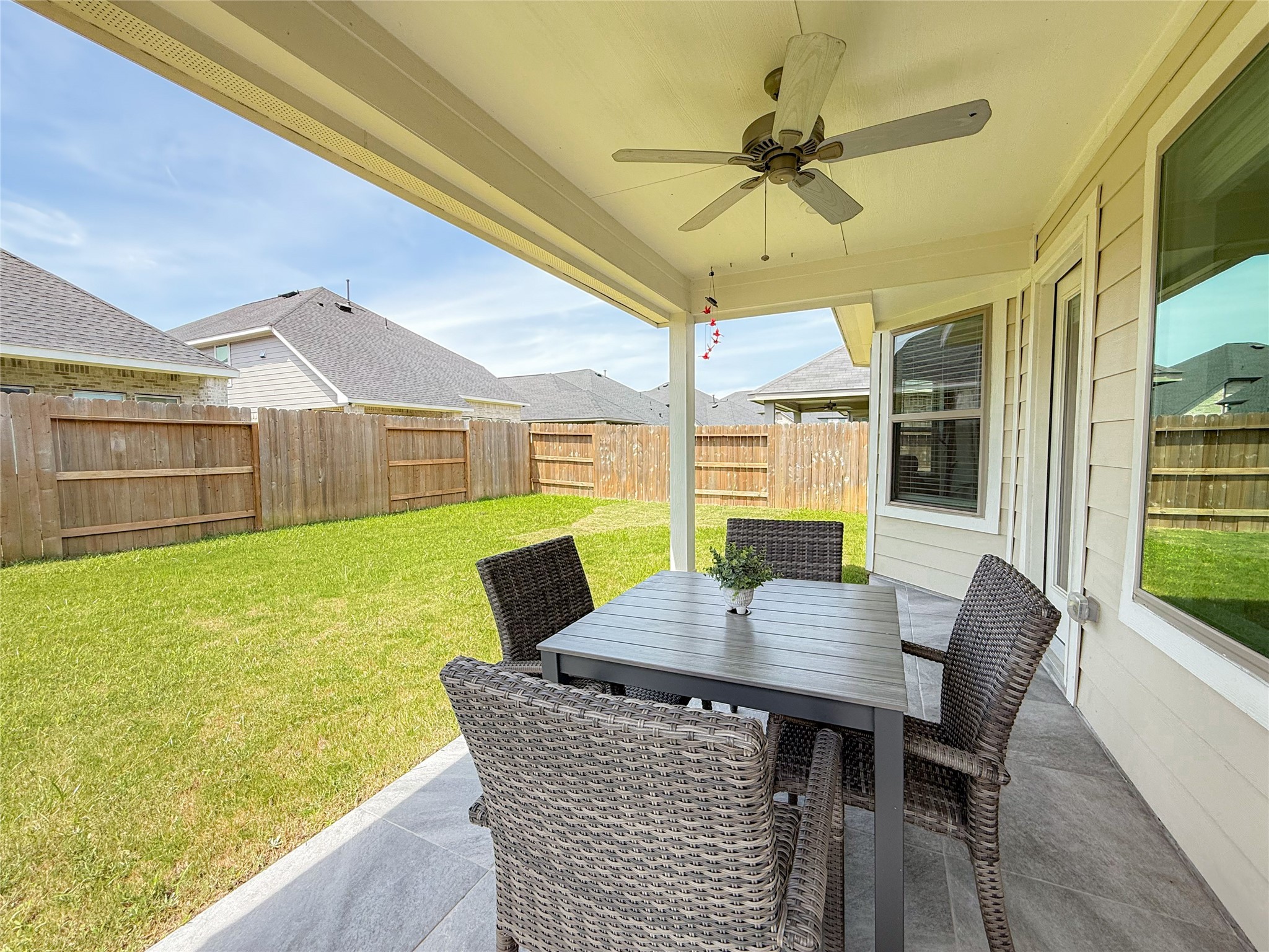 10542 Preserve Way Conroe, TX 77385 - Photo 15 of 26 a view of an outdoor dining space with furniture
