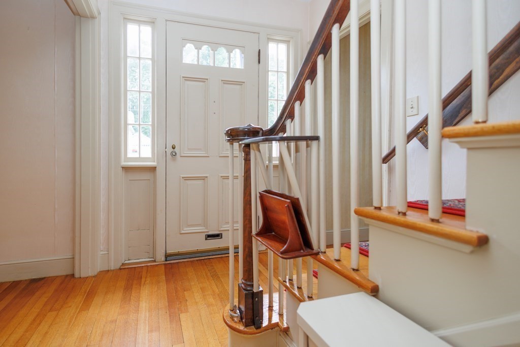 268 Beverly Road Worcester, MA 01605 - Photo 13 of 28 a view of hall with wooden floor and windows