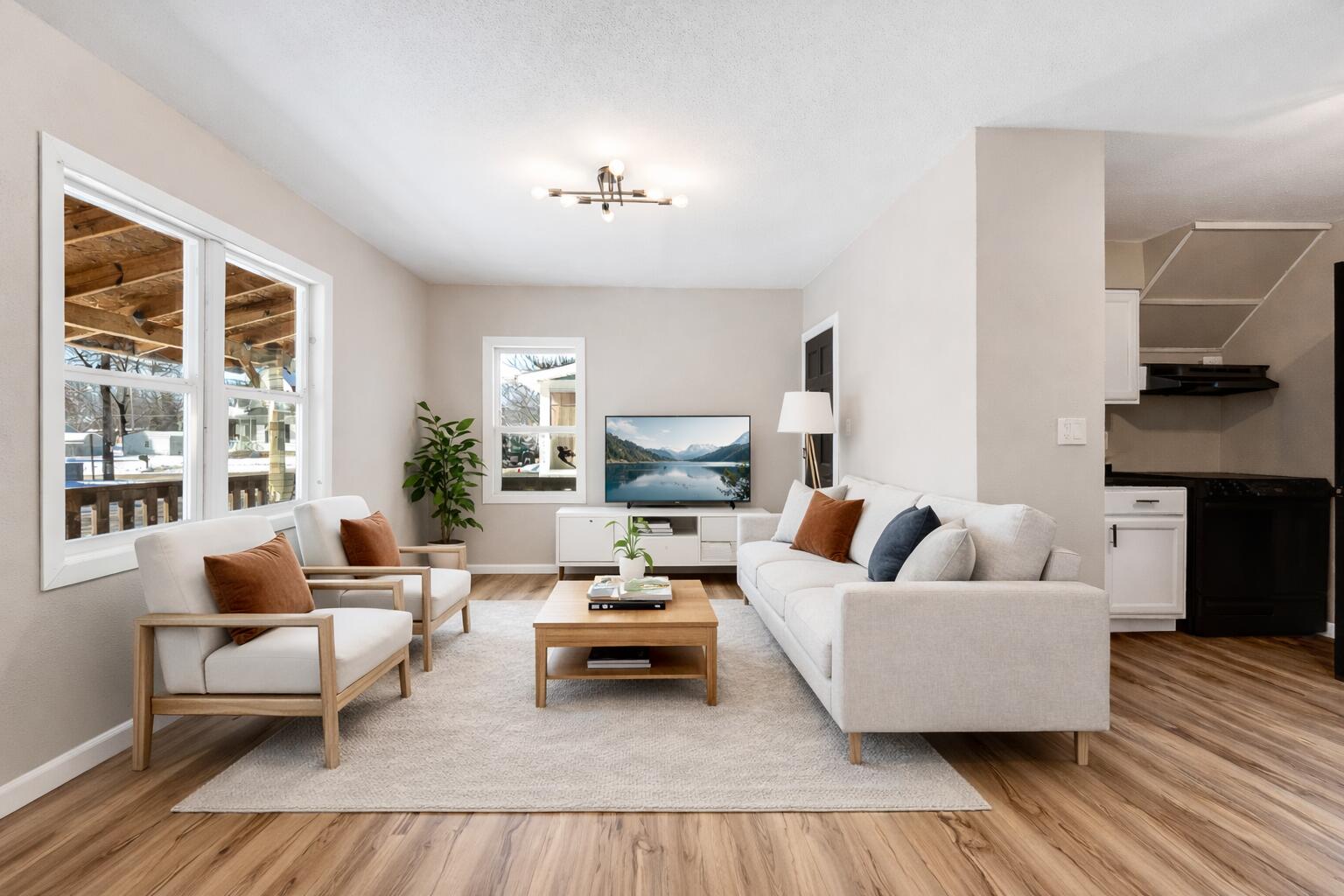 404 East Montgomery Street Sparta, WI 54656 - Photo 2 of 24 Virtually Staged Living Room