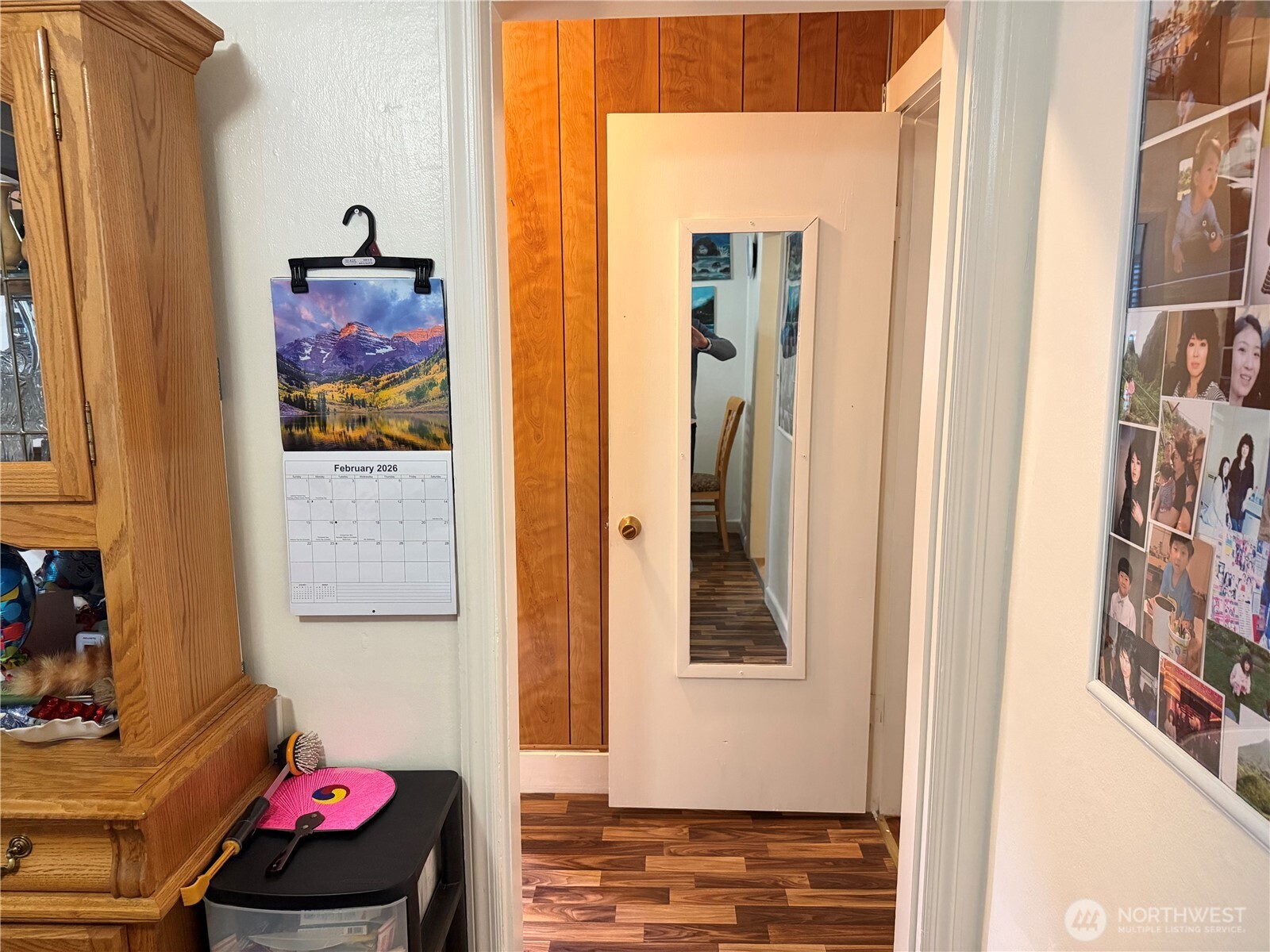 409 Birch Street South Omak, WA 98841 - Photo 14 of 32 a bathroom with a toilet and a shower curtain