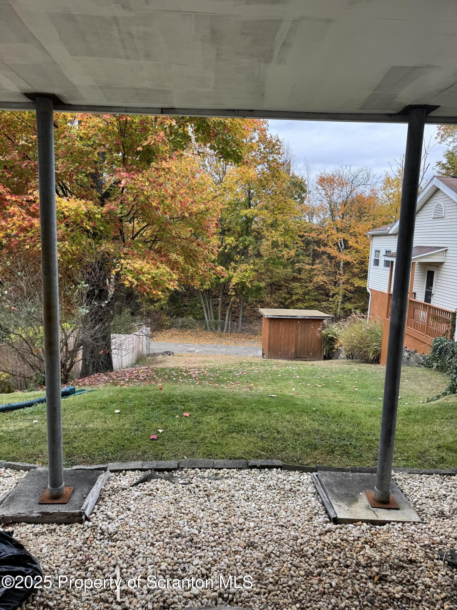837 Matthew Avenue Scranton, PA 18510 - Photo 8 of 31 a view of a back yard from a room