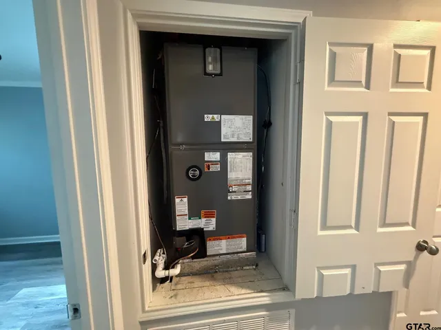 a view of a door of the house