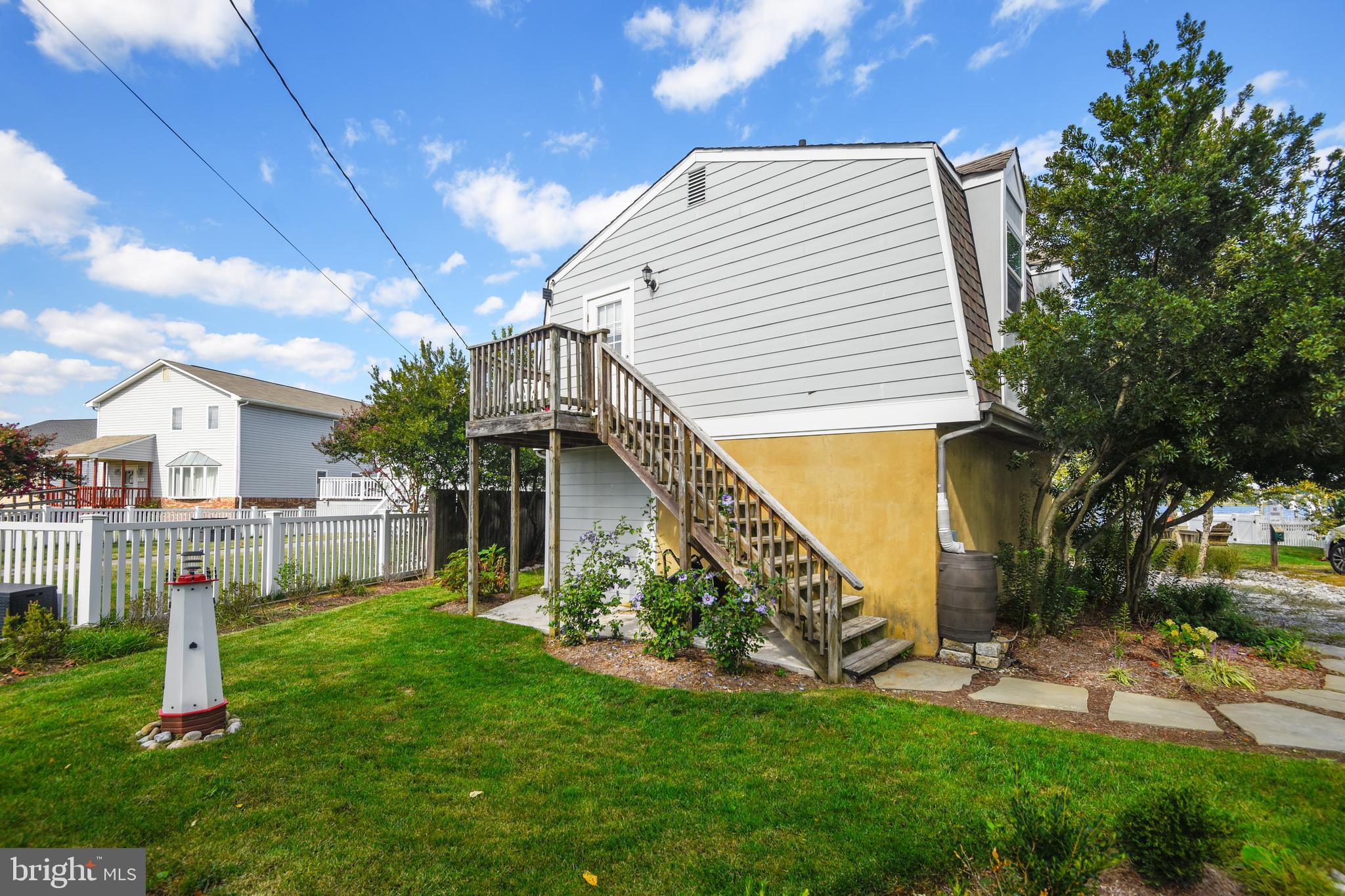 1069 Shore Acres Road Arnold, MD 21012 - Photo 68 of 108 Rear view of Garage, steps to upper level