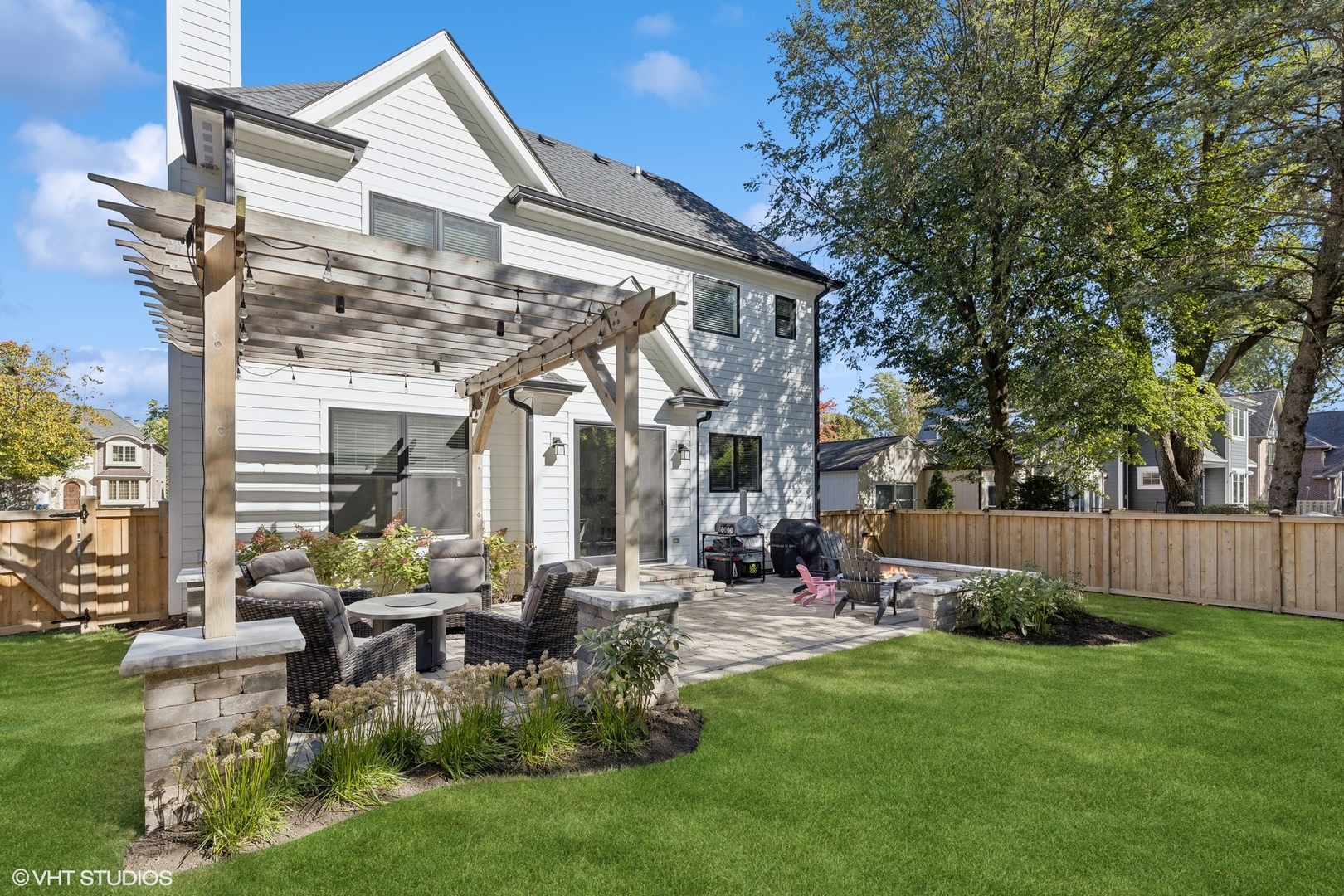 2425 Illinois Road Northbrook, IL 60062 - Photo 48 of 59 a view of a house with furniture and garden