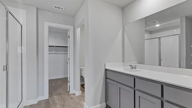 a view of an empty room