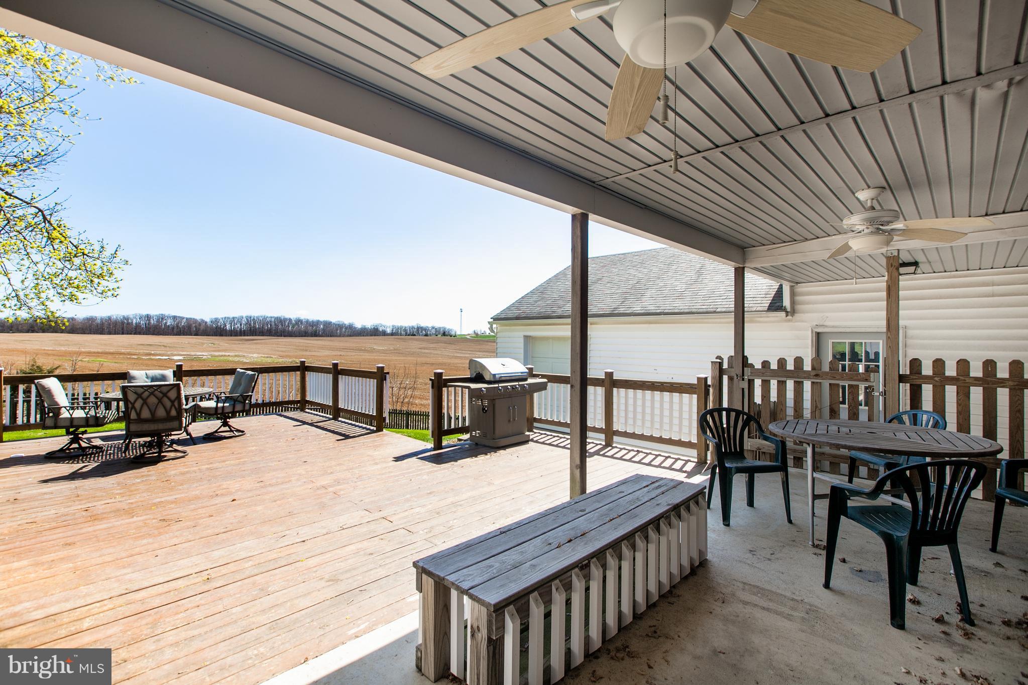 14603 Fairview Church Road Clear Spring, MD 21722 - Photo 22 of 30 Covered Rear Porch leads to Deck