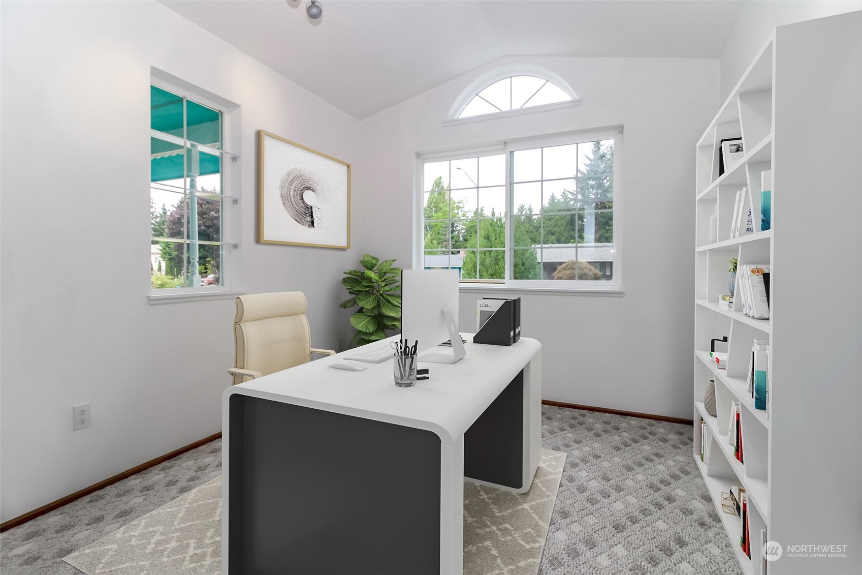 2401 Northeast 27th Street Renton, WA 98056 - Photo 18 of 24 a dining room with a window and furniture