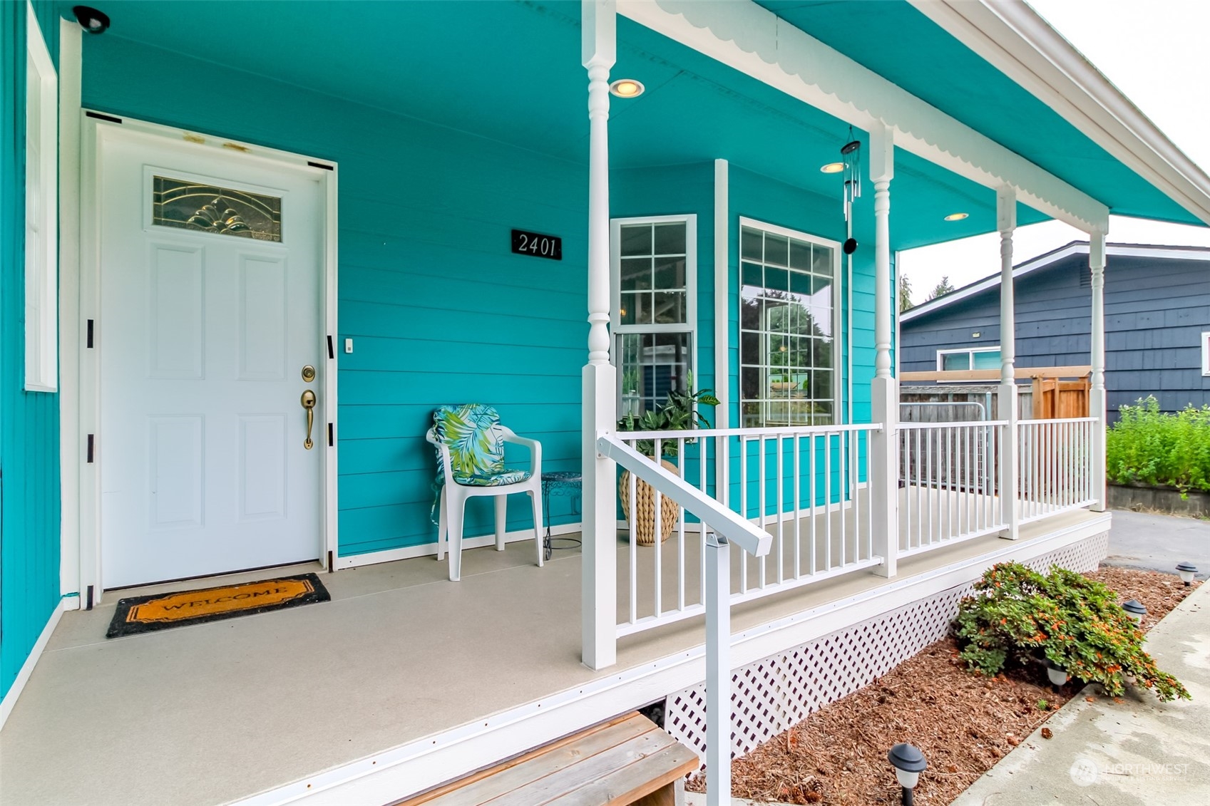 2401 Northeast 27th Street Renton, WA 98056 - Photo 3 of 24 a view of a balcony with chairs