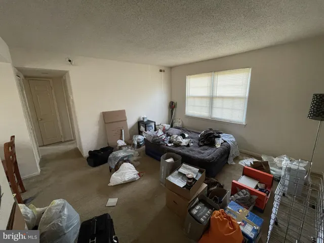 a table and chairs in a room