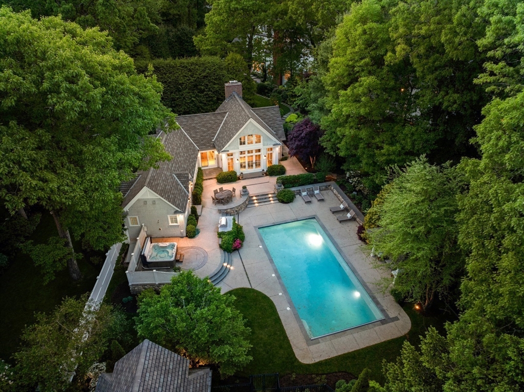 70 Old Farm Road Wellesley, MA 02481 - Photo 37 of 38 an aerial view of a house