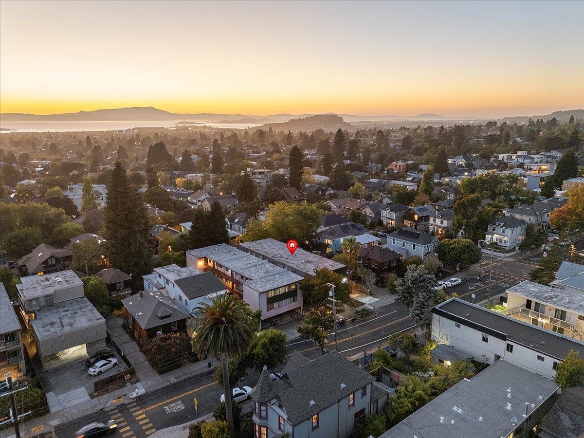 1610 Milvia Street Berkeley, CA 94709 - Photo 23 of 24 an aerial view of a city with lots of residential buildings