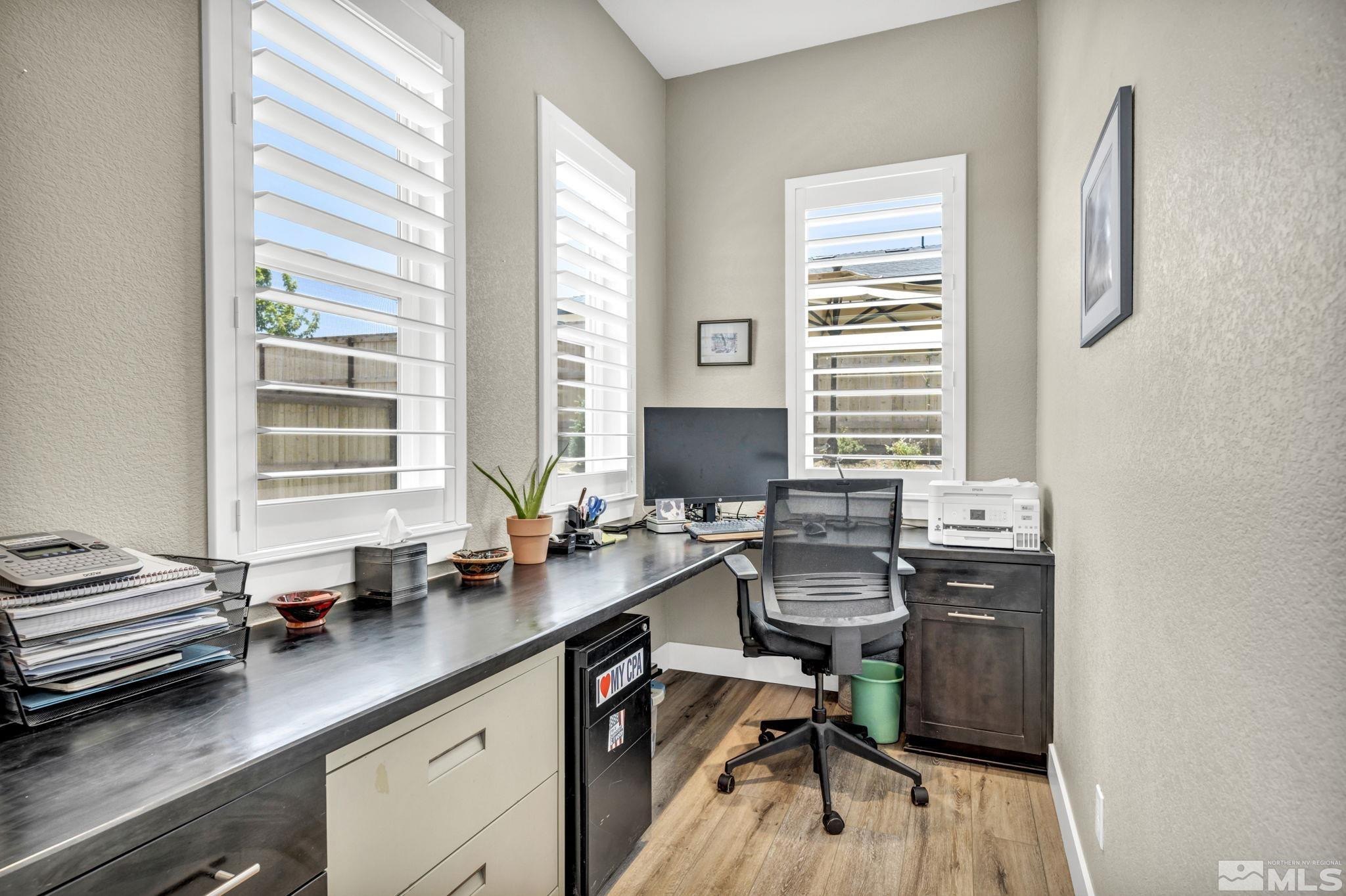 615 Sage Grouse Loop Stateline, NV 89449 - Photo 14 of 40 a view of a workspace with a window
