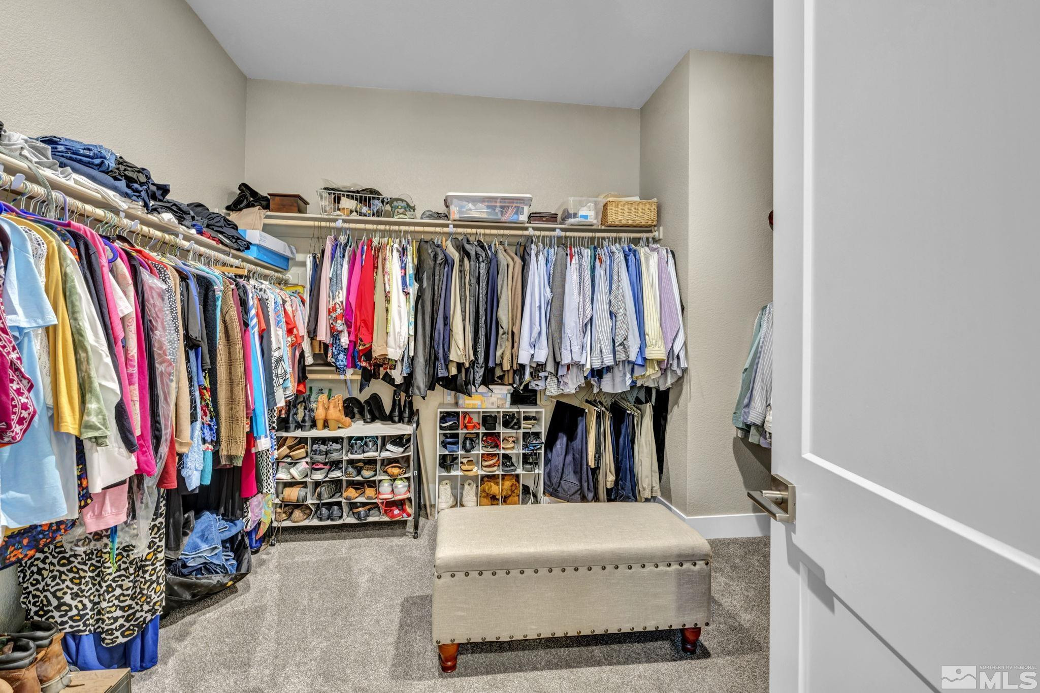615 Sage Grouse Loop Stateline, NV 89449 - Photo 25 of 40 a view of walk in closet with clothes and shoes