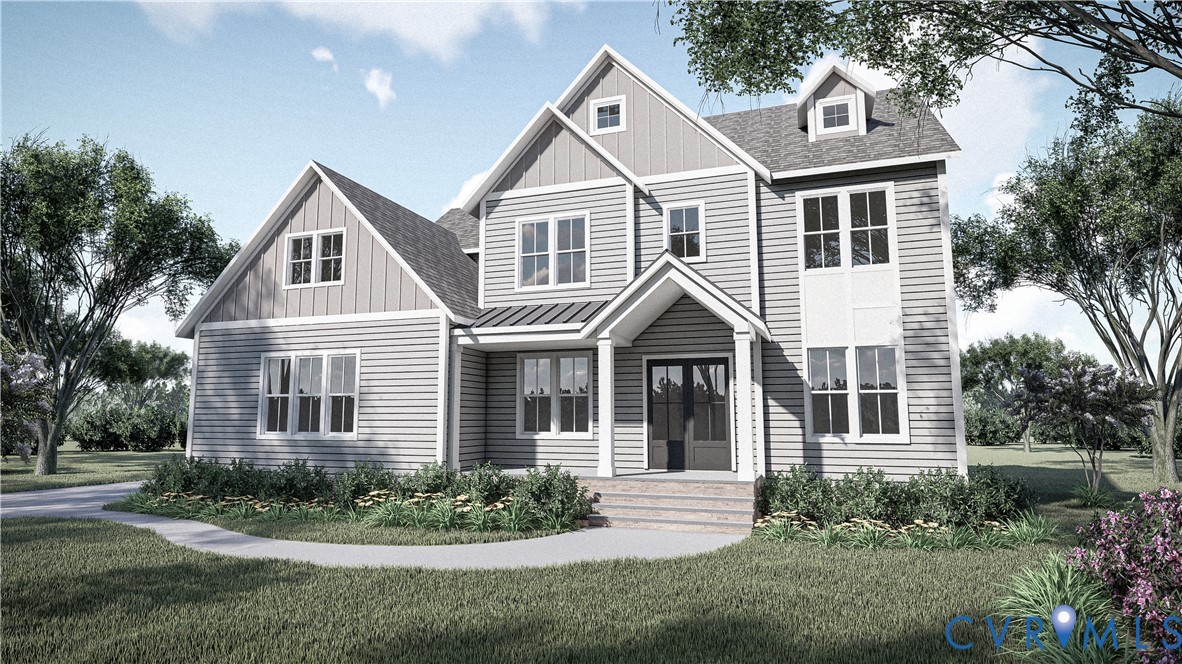 4624 Lake Summer Loop Moseley, VA 23120 - Photo 2 of 36 a front view of a house with a yard