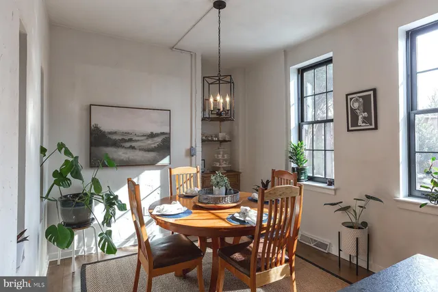 a view of a swimming pool and an empty room