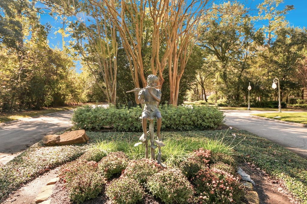 169 Grogans Point Road The Woodlands, TX 77380 - Photo 46 of 46 This whimsical statue greets you as you enter the neighborhood.